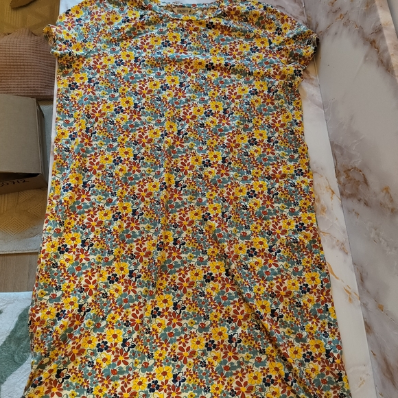 Toad&Co Windmere II Dress Barley Multi Floral Print EUC - Picture 6 of 7